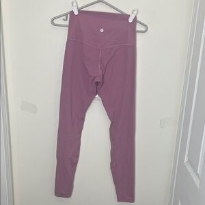 lululemon Athletica Aligned Ribbed high Rise -Waisted Leggings Size 6